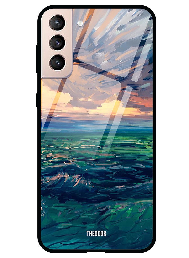 Theodor Protective Tempered Glass Case Cover Samsung Galaxy S21  Landscape - Image 1