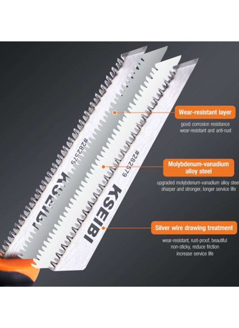 KSEIBI Wallboard Saw 150mm, Keyhole Saw with Soft Grip Handle, Sheetrock Saw, Wallboard Saw with 7TPI  blade, Hand Saw for Drywall, Wallboard, Plywood, PVC, Sheetrock and Plasterboard.  - Image 3