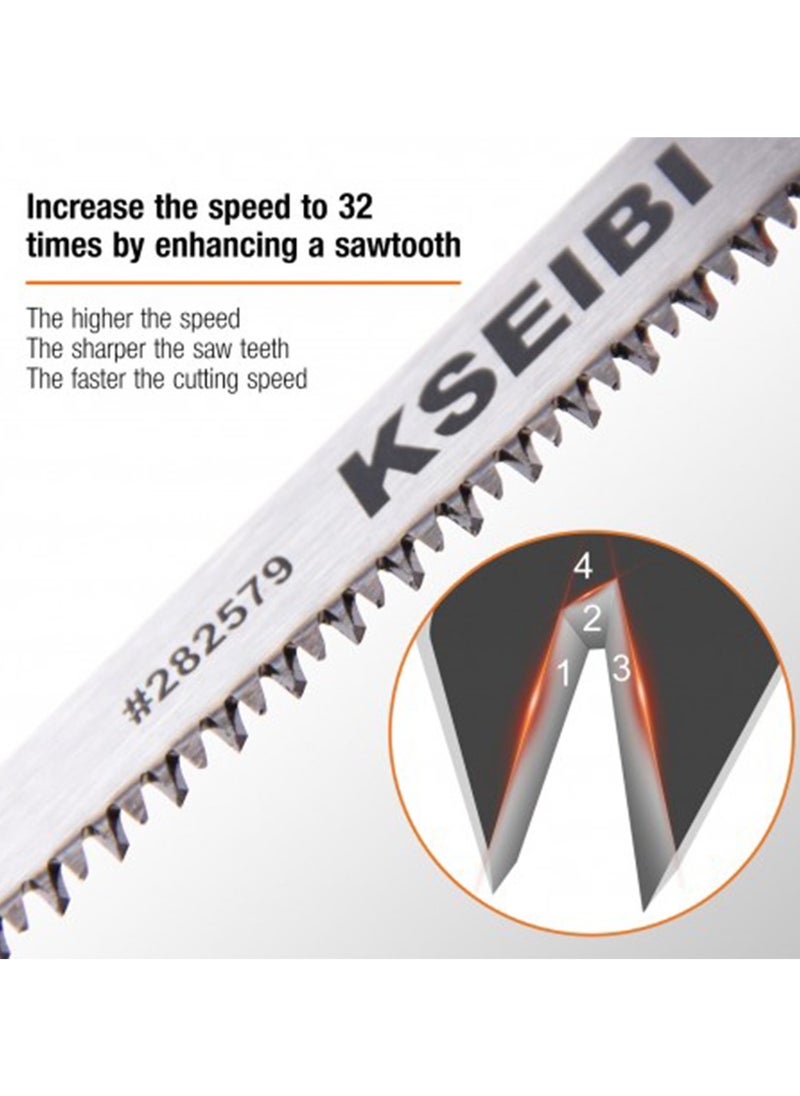 KSEIBI Wallboard Saw 150mm, Keyhole Saw with Soft Grip Handle, Sheetrock Saw, Wallboard Saw with 7TPI  blade, Hand Saw for Drywall, Wallboard, Plywood, PVC, Sheetrock and Plasterboard.  - Image 4