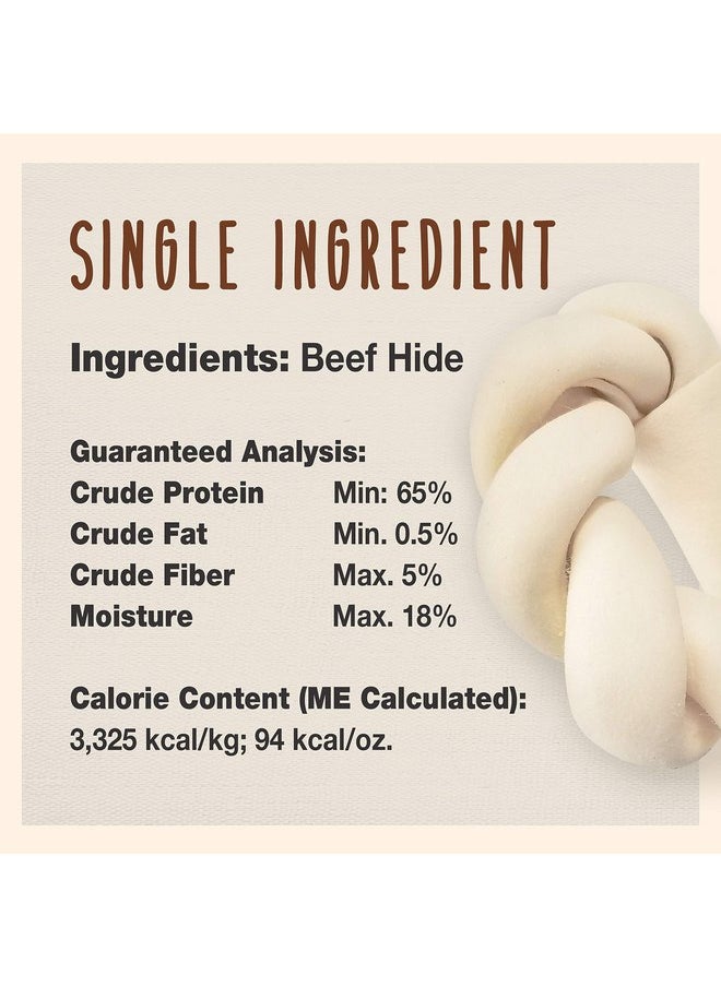 Cadet Cadet Premium Grade Beef Hide for Dogs, Long Lasting Rawhide Donut Bone, Single Ingredient Dog Chews, 5 Inch (1 Count)  - Image 3