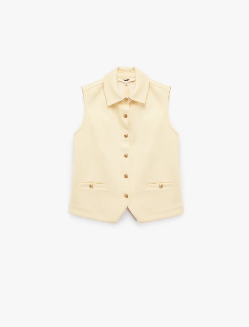 KOTON Buttoned Vest
