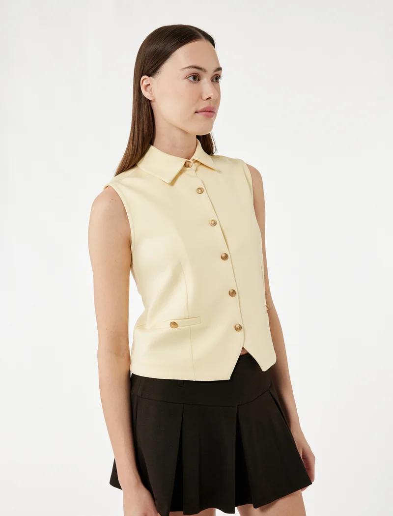 KOTON Buttoned Vest