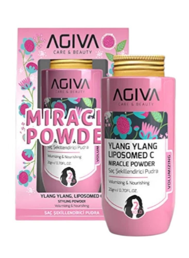 أجيفا بودرة شمع لتصفيف الشعر