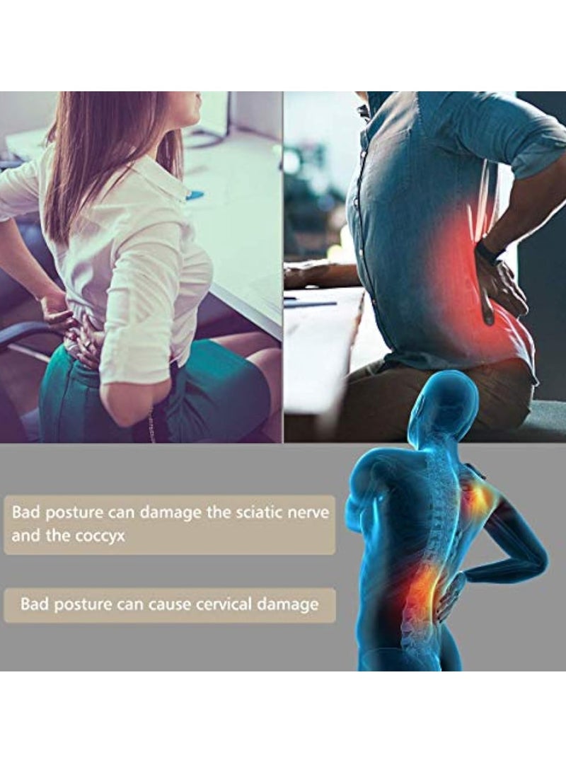 Arabest Inflatable Travel Pillow for Airplane, inflatable Neck Air Pillow for Sleeping to Avoid Neck and Shoulder Pain, Comfortably Support Head, Neck and Lumbar, Used for Airplane, Car, Bus and Office (Grey) - Image 2