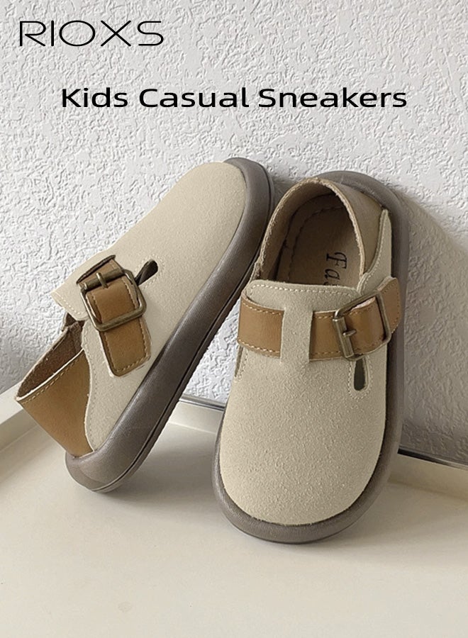 ريوكس أحذية مشي للأولاد، حذاء أطفال حافي القدمين مضاد للانزلاق، أحذية رياضية خفيفة الوزن للأولاد الصغار، أحذية رياضية رياضية مضادة للتصادم بأصابع مستديرة، حذاء رياضي كلاسيكي للأطفال الصغار الذين يمارسون الجري والارتداء اليومي، رمادي - Image 1