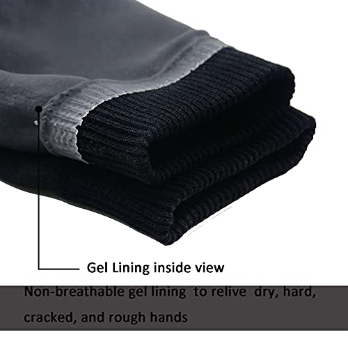 EXPER Moisturizing Gel Gloves Day Night Relief from Eczema and Dry Rough and Cracked Hands Thermoplastic Gel Lining with Essential Oils and Vitamins E - Image 5