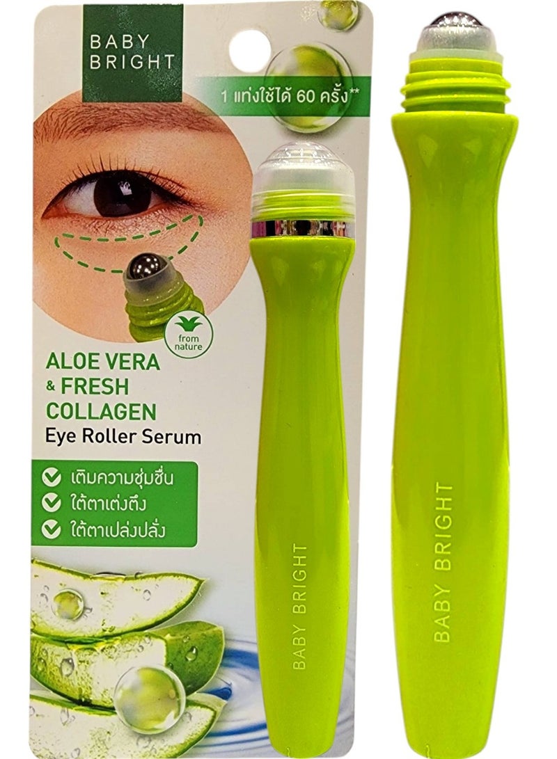 بيبي برايت سيروم رول العين بالصبار والكولاجين الطازج تجعل منطقة بشرة العين رطبة وباردة وتخفيف إجهاد العين وتلاشي الخطوط الدقيقة مما يجعل العيون أكثر إشراقاً وحيوية وشباباً - Image 1