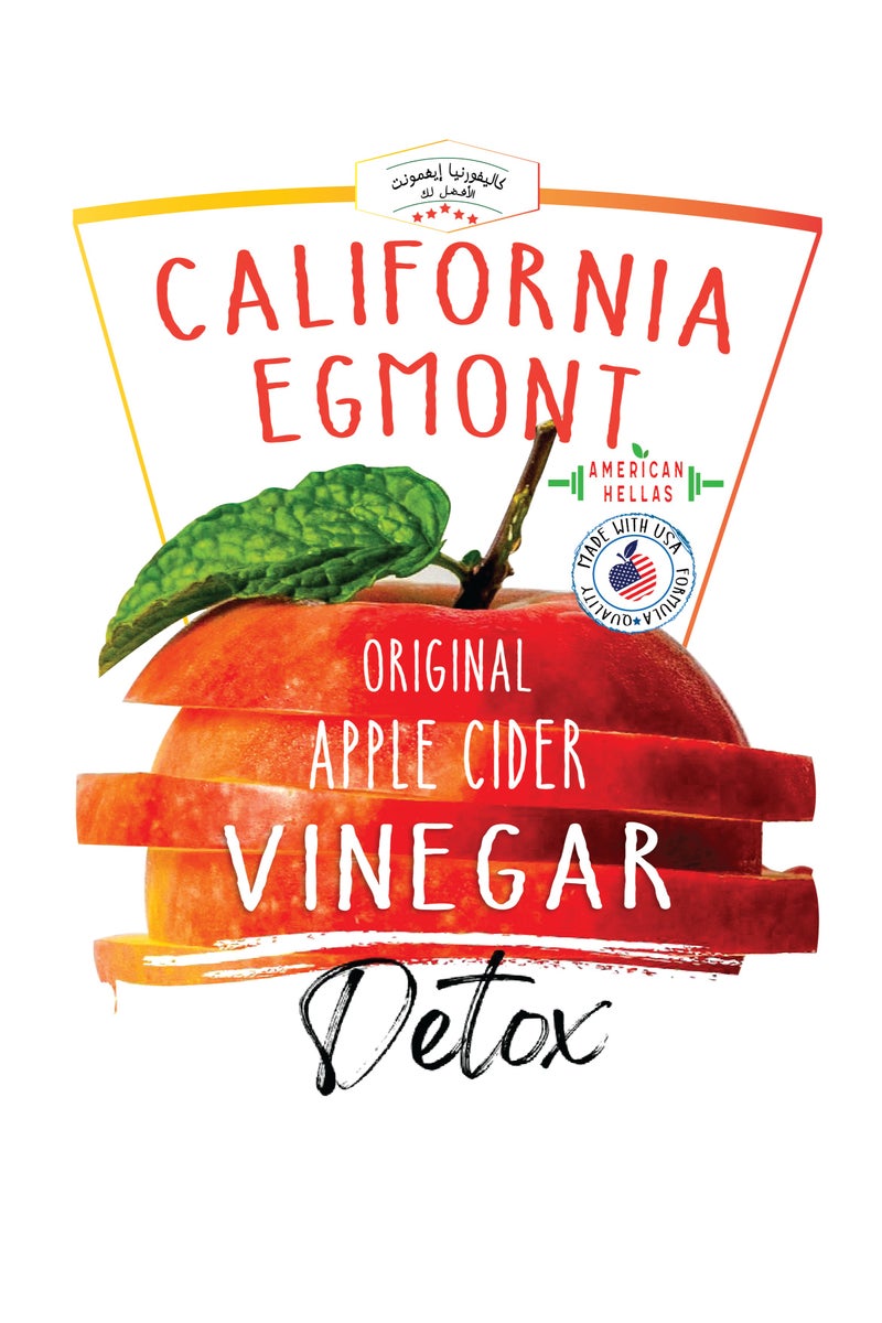 CALIFORNIA EGMONT Apple Cider Vinegar collection Pack of 2 pieces*946 ml - Image 3