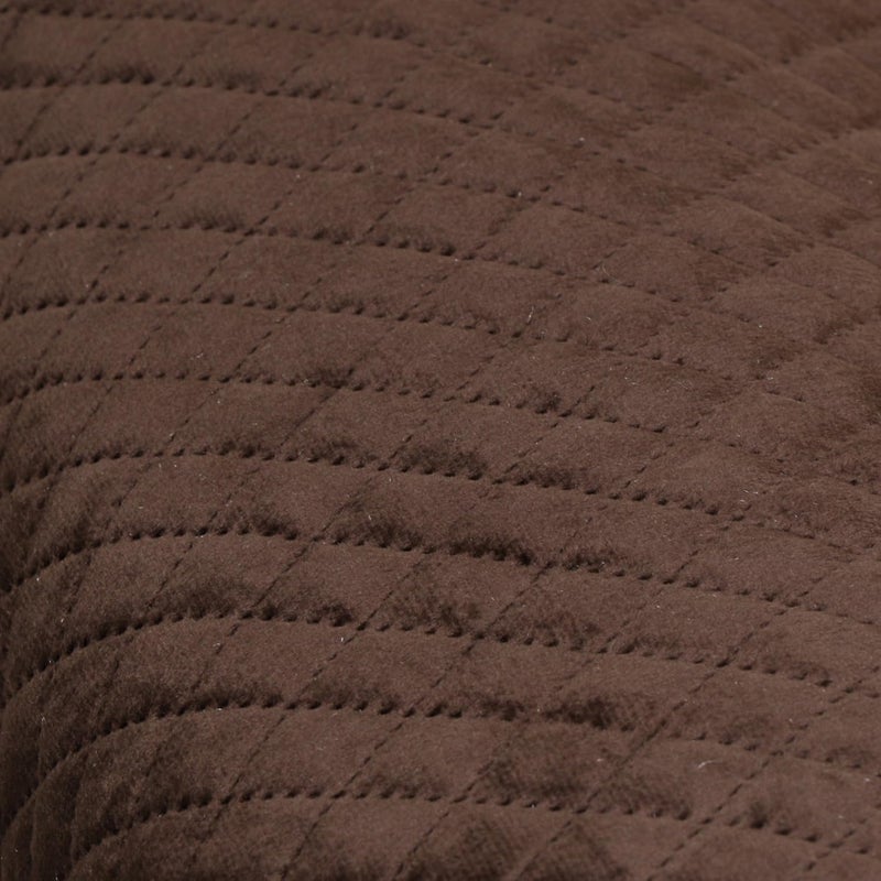 KINGLY Velvet Quilted Universal Armrest Sofa Cover – Non-Slip, Washable Couch Arm Protector for Daily Use (Taupe Brown, 1pc – 23x27) - Image 4