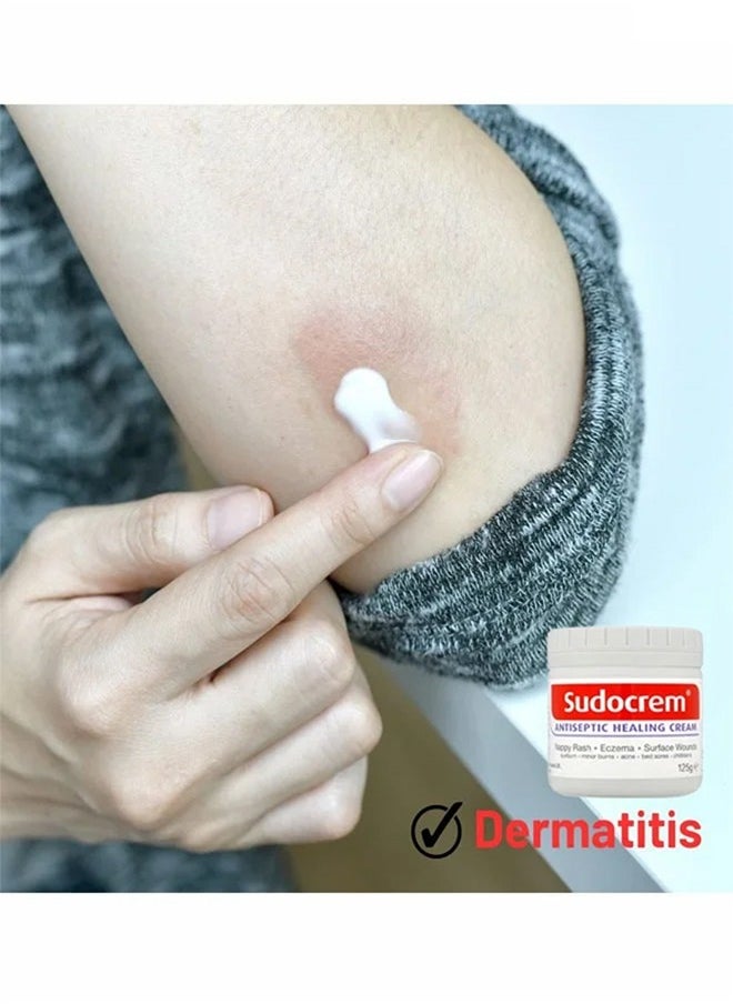Sudocrem Antiseptic Healing Cream -To Protect Rash And Surface Wound For Baby ,Soothes, Heals, And Protects, Relief And Treatment Of Diaper Rash, Developed To Provide Optimal Hydration And Moisturisation 125g  - Image 5