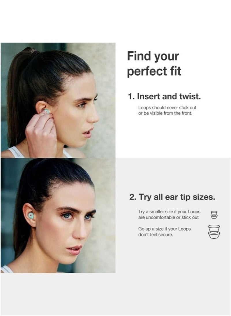 Bukela Ear Plugs for Sleeping Noise Cancelling, Immersive Silicone Noise Cancelling Earplugs for Sleeping, Studying, Working, Traveling, Swimming (-33dB) (Pink) - Image 3