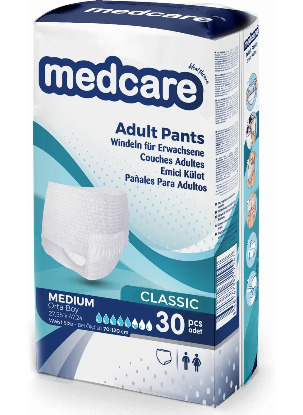 ميدكير Absorbent Panties Medium 90 Pieces