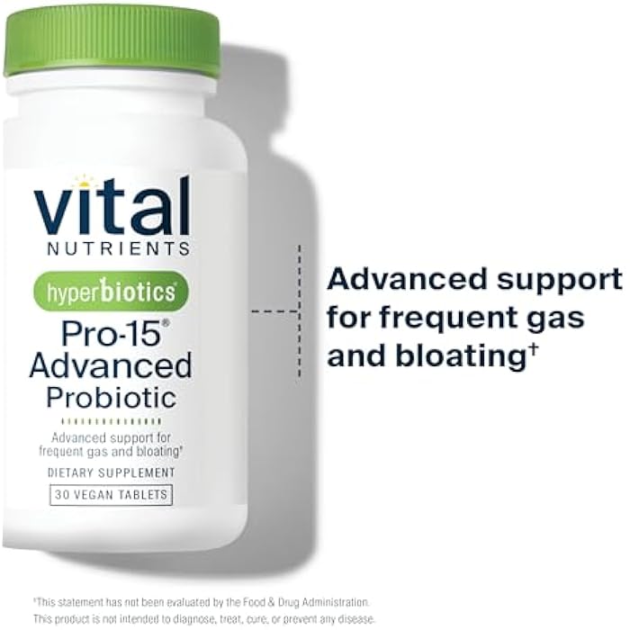 Hyperbiotics Vital Nutrients Pro-15 Advanced Probiotics for Women and Men | 15 Strains + Kiwifruit | Clinically Studied Daily Probiotics for Digestive Health, Gas, & Bloating | 30 Vegan Tablets - Image 4