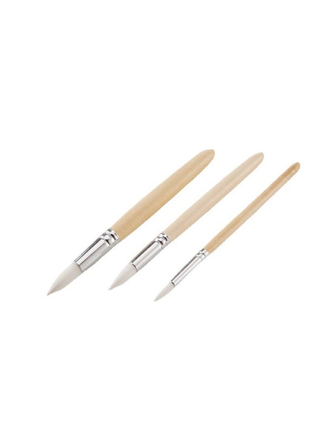 Keep Smiling Kids Wood Handle Paint Brush Set – 6 Pieces - Image 5