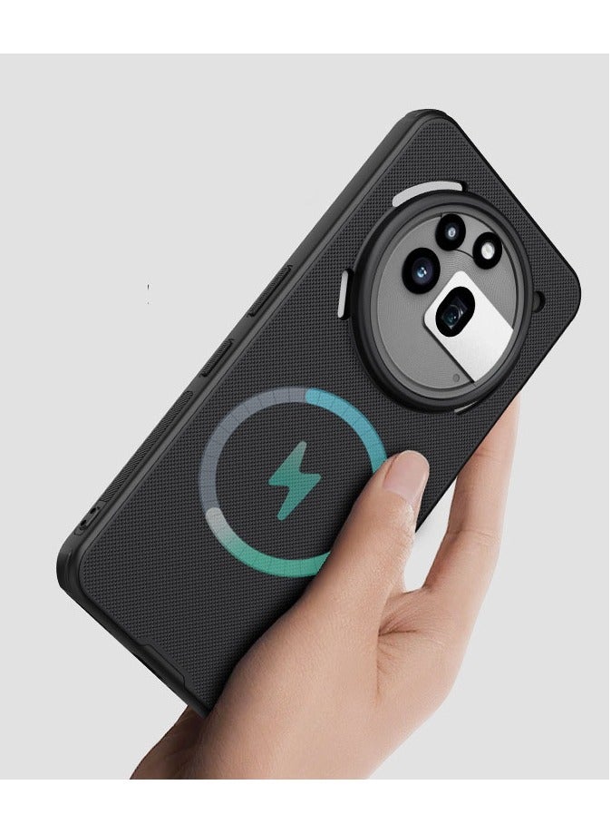 general Compatible with Nothing Phone 3A (2025) Case Frosted Shield Pro Magnetic Wireless Charging Ultra Thin Anti Fall Cover for Nothing Phone 3A - Image 3