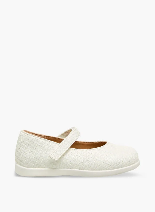 Barefeet Girls Hook & Loop Mary Jane Shoes