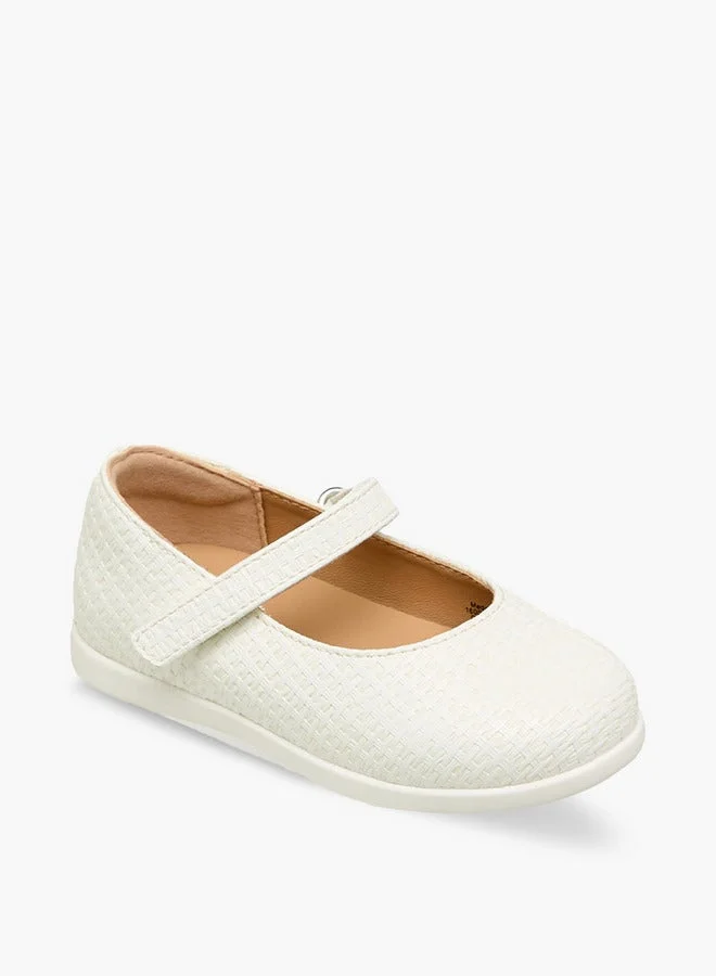 Barefeet Girls Hook & Loop Mary Jane Shoes