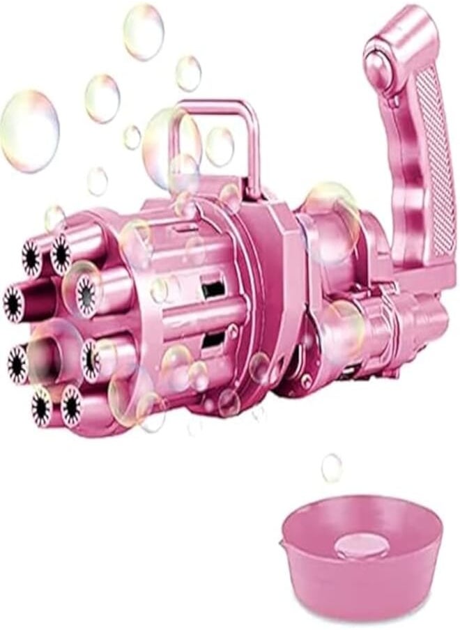 Play-Doh Play-Doh Electrical Mini Gatling Bubble Gun for Colorful Bubbles (Pink) 