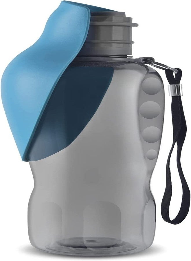 PETANGEL Portable Dog Water Bottle, 800ML Leak-Proof Dispenser for Walking, Hiking, Traveling - BPA-Free (Blue, 800ml) - Image 1
