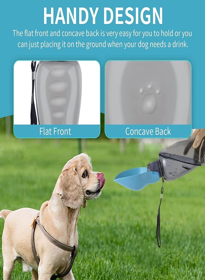 PETANGEL Portable Dog Water Bottle, 800ML Leak-Proof Dispenser for Walking, Hiking, Traveling - BPA-Free (Blue, 800ml) - Image 5