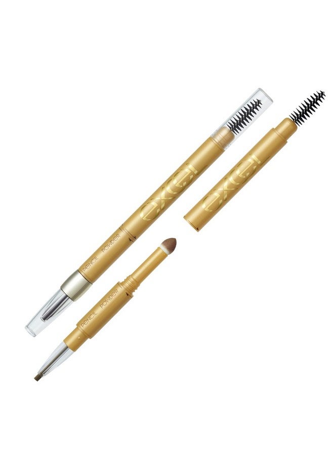 Excel Powder & Pencil Eyebrow Pd11 Apricot Brown - Image 3