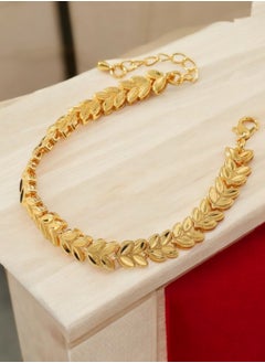 GOLDMAX Elegant 21k Gold Plated Bracelet For Women Size 18 + 5cm  - Image 2