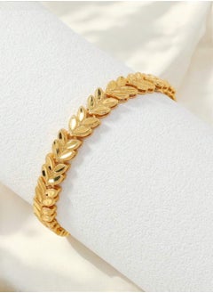 GOLDMAX Elegant 21k Gold Plated Bracelet For Women Size 18 + 5cm  - Image 3