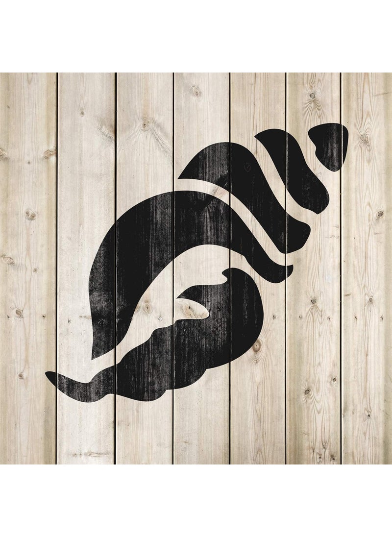 ivana's - Ivana's Seashell Stencil Template for Walls and Crafts - Reusable Stencils for Painting, Size - (12 x 12 inch) - Image 1