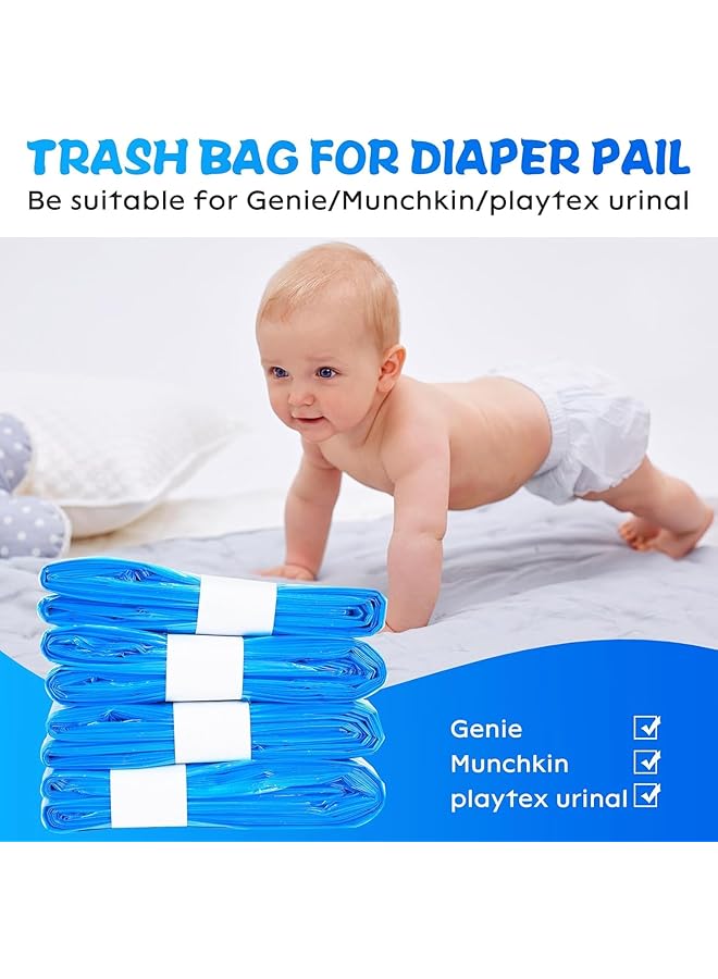 erorex 8 Pack Diaper Pail Bags Refill For Genie Diaper Bags Refill Diaper Bags Refill Scented Cat Litter - Image 3