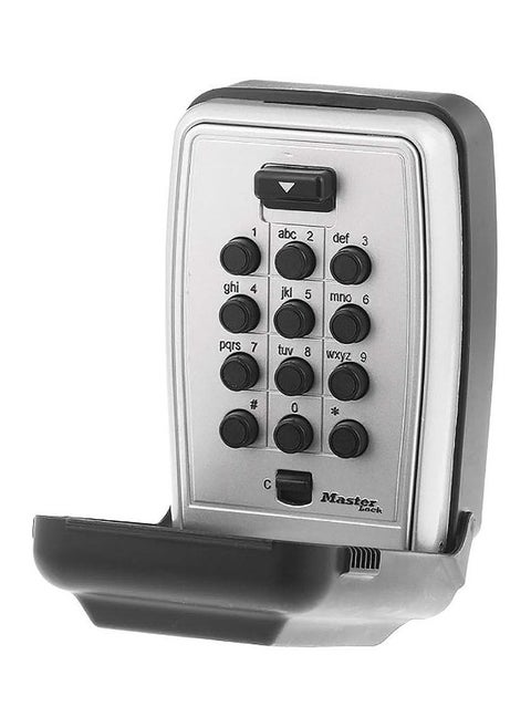 Master Lock Wall Mount Key Lock Box with Push Button for House Keys