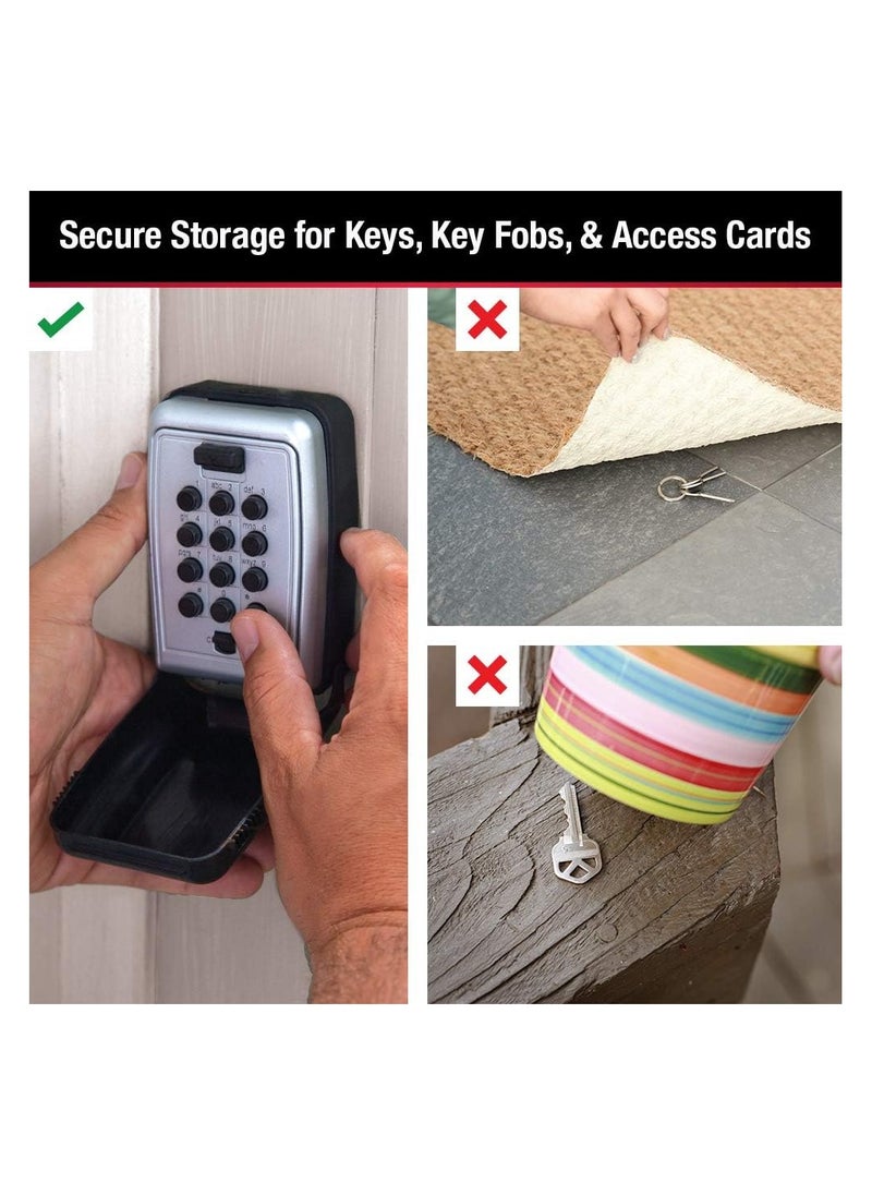 Master Lock Master Lock Wall Mount Key Lock Box with Push Button for House Keys  - Image 3