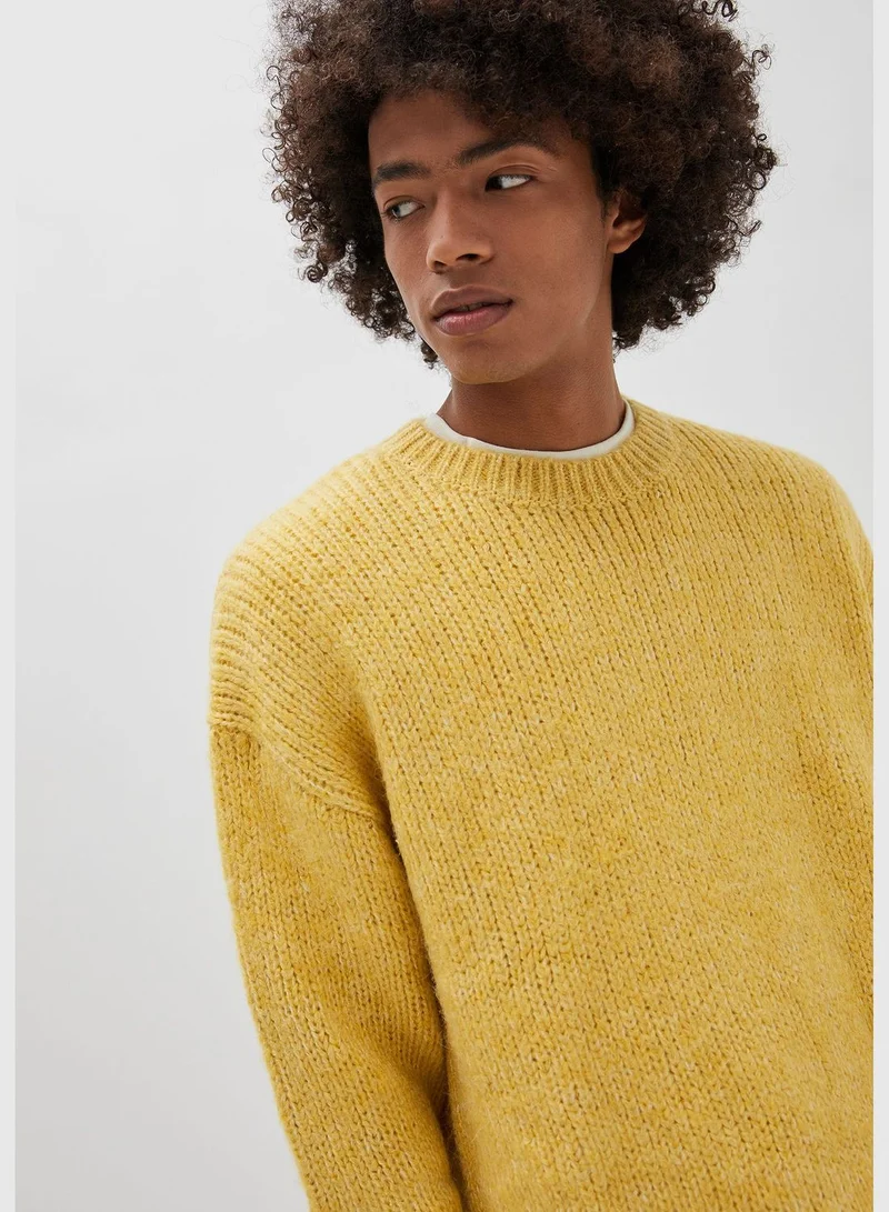 PULL&BEAR Basic chunky knit sweater