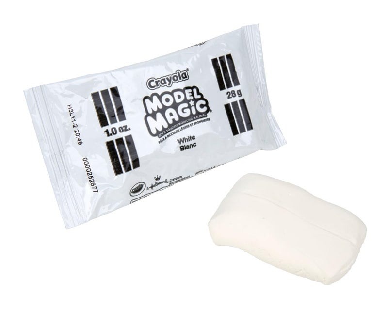 Crayola Model Magic - White (75ct), 1oz Modeling Clay Alternative, Molding Air Dry Clay for Kids, Bulk Classroom Arts & Crafts Supplies for Teachers - Image 3