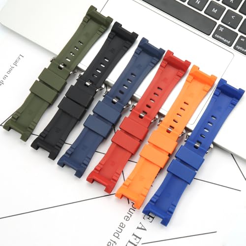 MCXGL Compatible with Gshock Resin strap Replacement for Casio GST-210 GST-W110 GST-W100 GST-S110 GST-S100 GST-B100 GST-S300 Watch band - Image 5