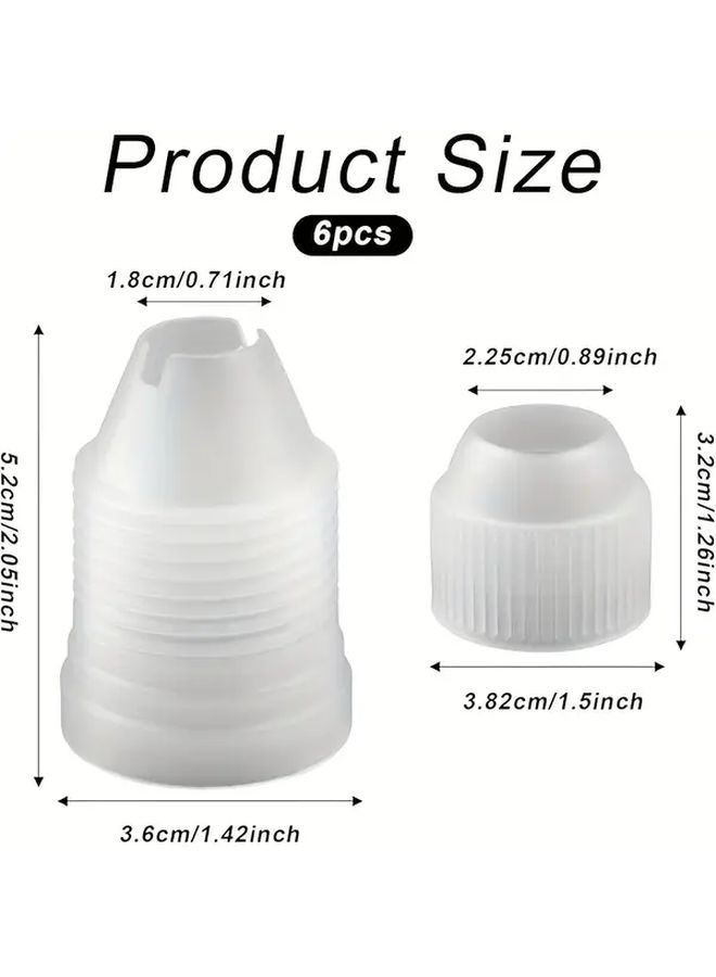 Large Piping Connector Couplers 1 Inch Heavy Duty Plastic Icing Adapter Fittings L - Image 3