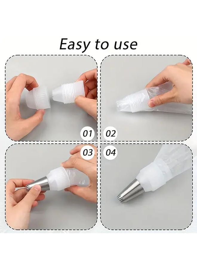 Large Piping Connector Couplers 1 Inch Heavy Duty Plastic Icing Adapter Fittings L - Image 4
