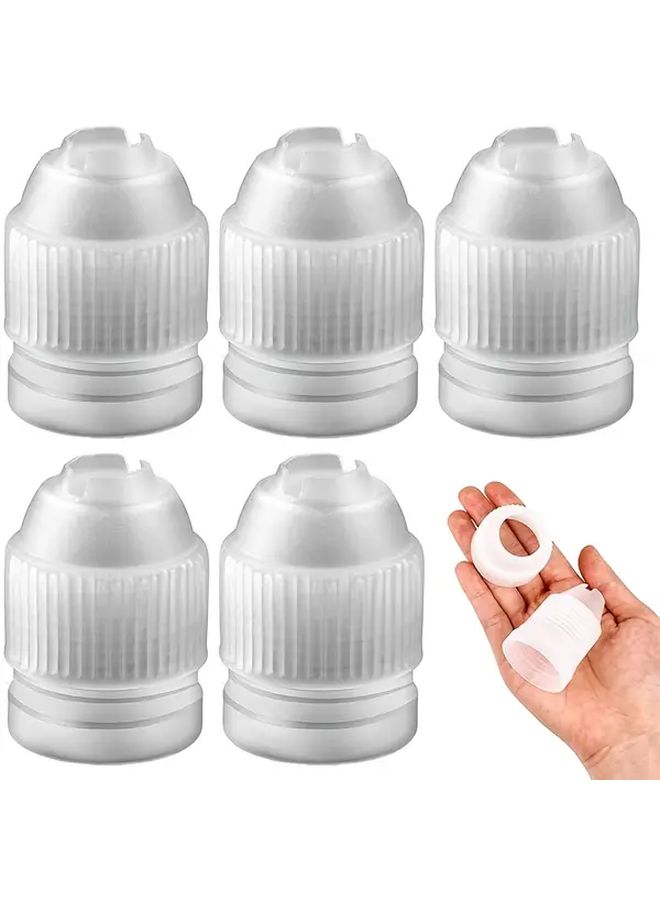 Large Piping Connector Couplers 1 Inch Heavy Duty Plastic Icing Adapter Fittings L - Image 1