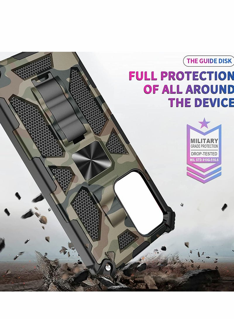 SYOSI Case for Samsung A13 5G/4G Heavy Duty Shockproof Protection Military Grade Camouflage Built-in Magnetic Kickstand Stand Cover Galaxy - Image 4