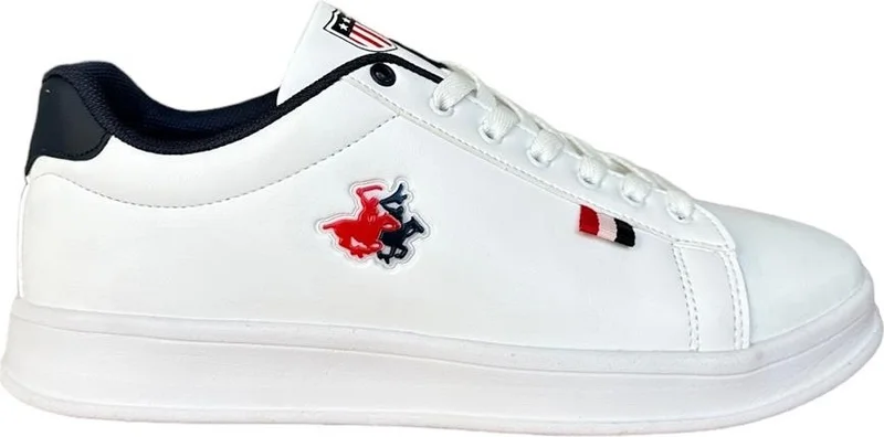 Unisex Sneakers Sports Shoes White-Navy Blue