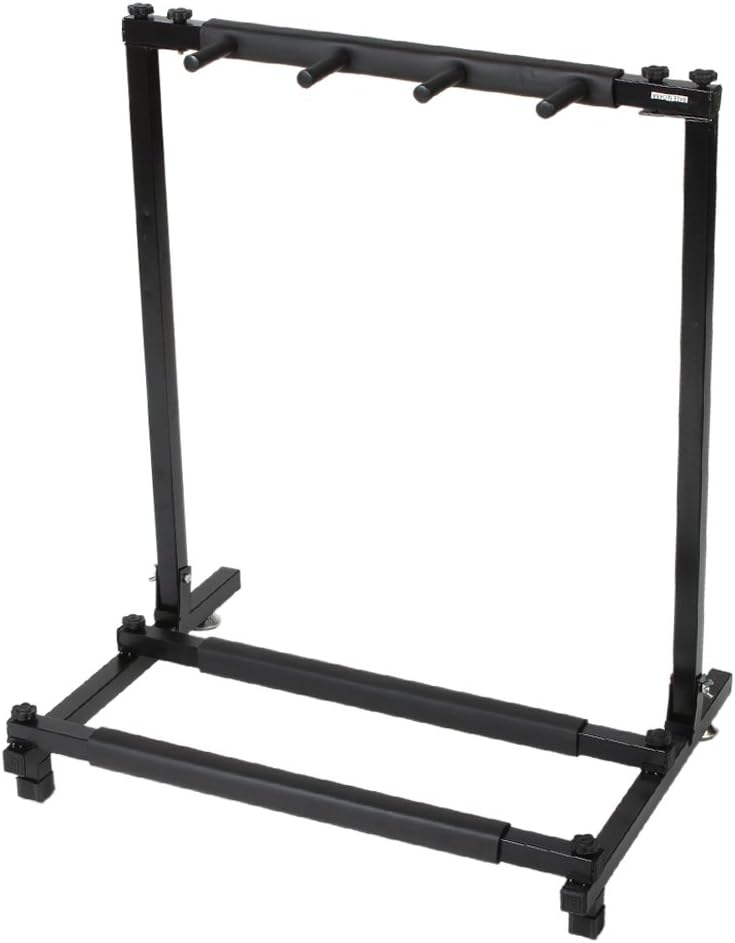 Zenison 3 Guitar Stand - Multiple Three Instrument Display Rack Folding Padded Organizer - Image 2
