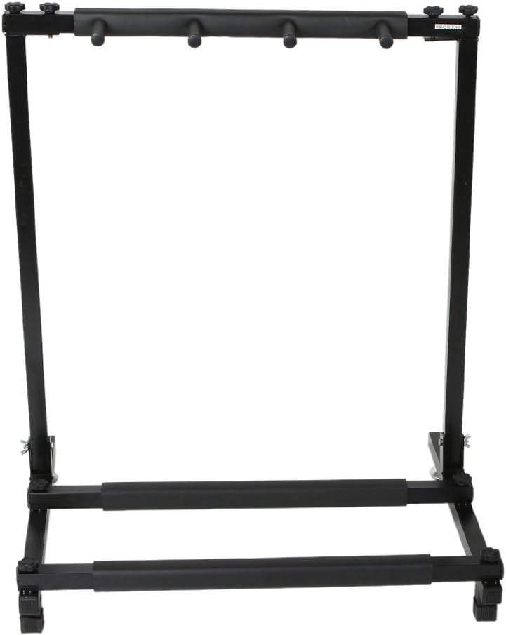 Zenison 3 Guitar Stand - Multiple Three Instrument Display Rack Folding Padded Organizer - Image 3