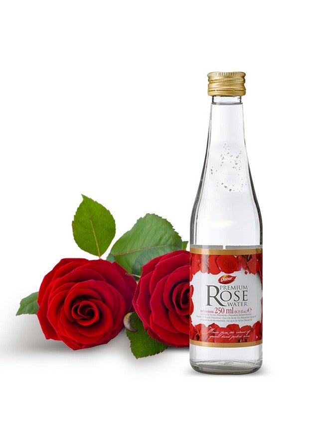 Dabur Rose Water - Elevate Your Culinary Artistry & Unveil Glowing Skin w/Handpicked Red Roses - Aromatic Elixir Perfect for Enhancing the Flavors of Your Dishes & Reveals Your Beauty - 250ML - Image 1