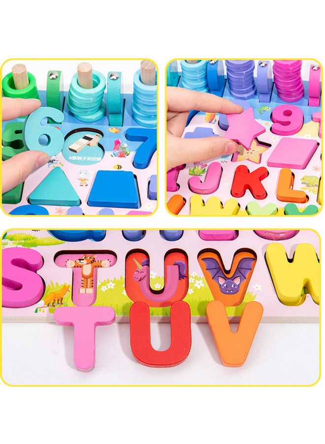 Wooden Educational Pegged Puzzle Board - Image 4