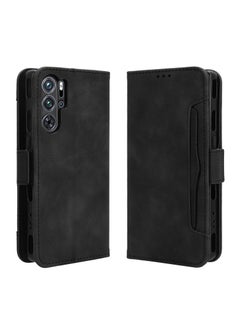 جنرال غطاء مع فتحة للبطاقات لهاتف ZTE Nubia Red Magic 9 Pro/9 Pro Plus، غطاء جلدي ثنائي المزايا مع حامل - يتوافق مع هاتف ZTE Nubia Red Magic 9 Pro/9 Pro Plus، غطاء هاتف مغناطيسي عتيق مع جيب للبطاقات.  - Image 1