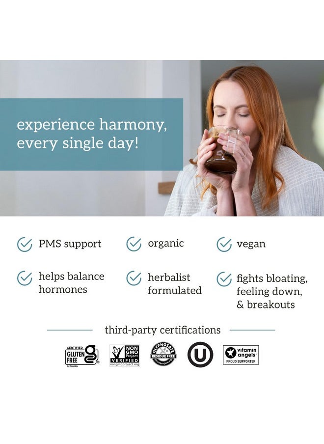 Organifi Organifi Harmony - Hormone Support - Eases PMS Symptoms - Energizes You - Regulates Menstrual Cycle - Best Served Hot - Gluten Free and Vegan Cacao Powder, 30 Servings  - Image 5