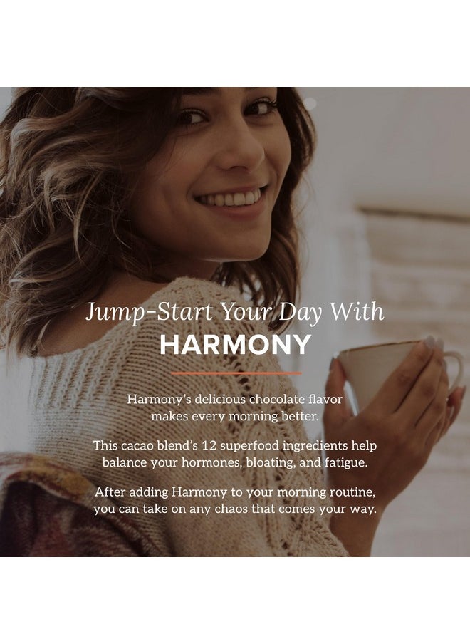 Organifi Organifi Harmony - Hormone Support - Eases PMS Symptoms - Energizes You - Regulates Menstrual Cycle - Best Served Hot - Gluten Free and Vegan Cacao Powder, 30 Servings  - Image 3