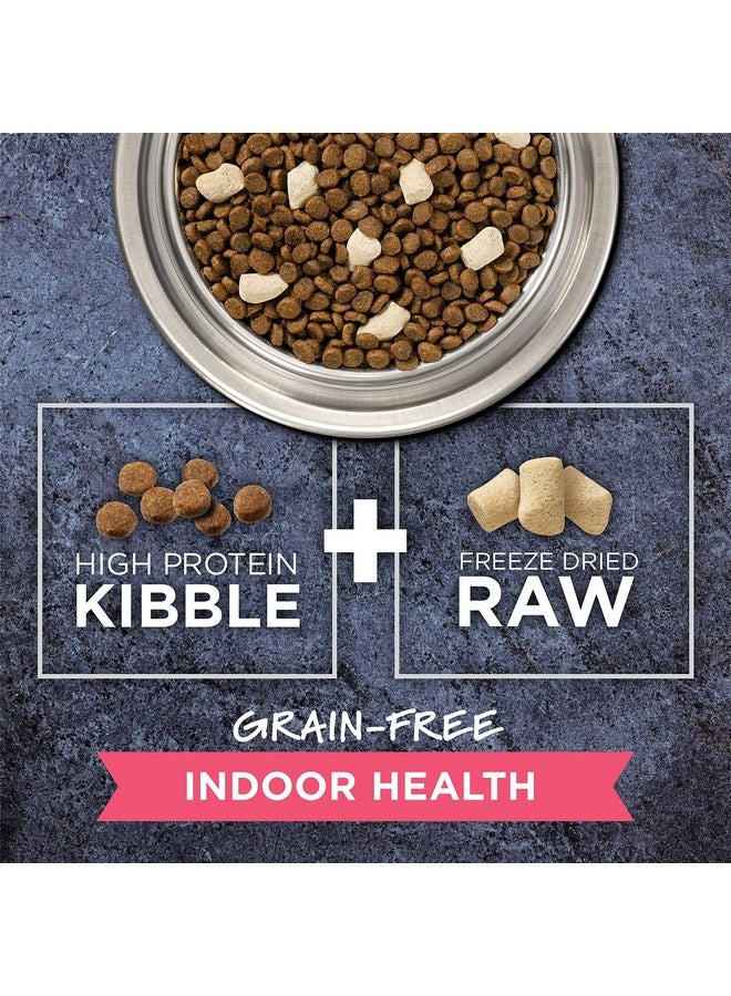 غريزة طعام القطط الجاف الطبيعي Instinct Raw Boost Indoor Health Grain Free Recipe with Real Chicken، كيس 5 رطل - Image 2