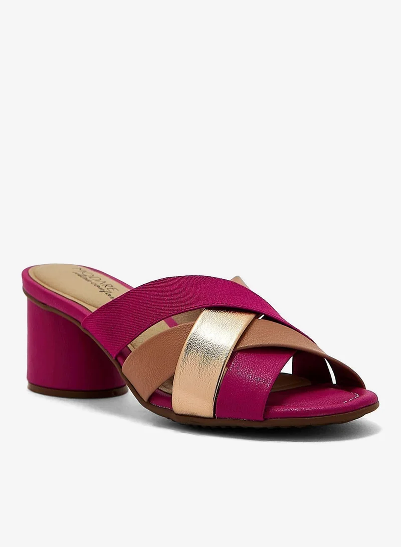 مودار صنادل بكعب متوسط متعدد الأشرطة