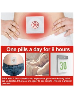Y&D 30pc Natural Herb Mugwort Essence Sticker Mugwort Belly Patch Use at Home Plant Abdomen Navel Suitable for Shaping Waist Weíght Loss Women and Men  - Image 5