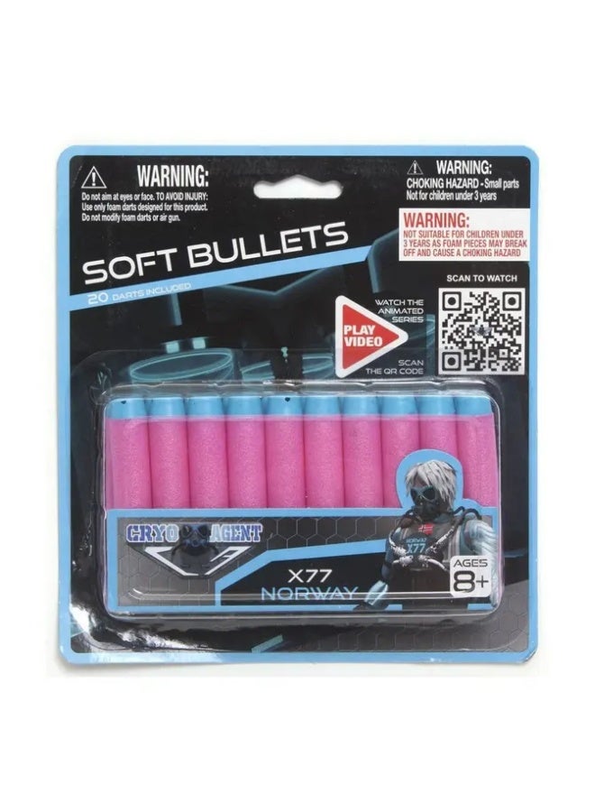 CRYO AGENT - 20 PCS SOFT DARTS - Image 1